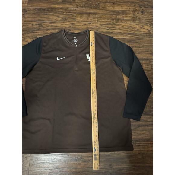 Nike Dri Fit 1/4 Zip University Of Ky Brown Pullover Sweatshirt Mens XXL - Picture 5 of 7
